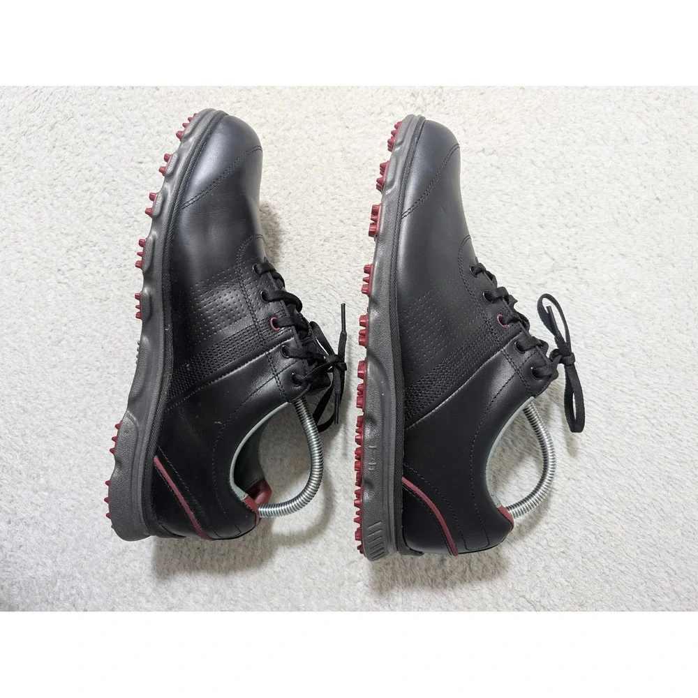NEW!‎ FootJoy SuperLites XP Golf Shoes Mens 9 Black Spikeless Athletic 53577